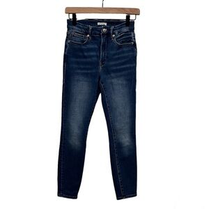 GOOD AMERICAN Skinny Ankle Blue Jeans GLCSP731T Size 4/27